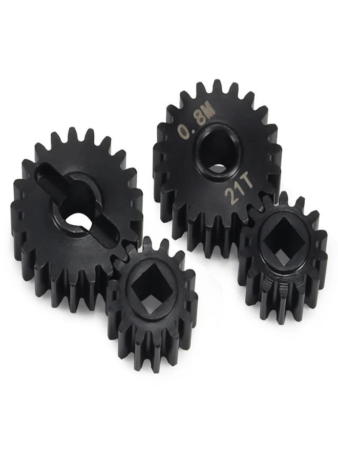 VNUHV Heavy Duty 0.8M Overdrive Portal Gear Set 23T/12T 21T/14T for 1/10 RC Rigs Crawler Axial Capra F9 SCX10 III AR45P Axle Upgrade (21T 14T) - Image 2